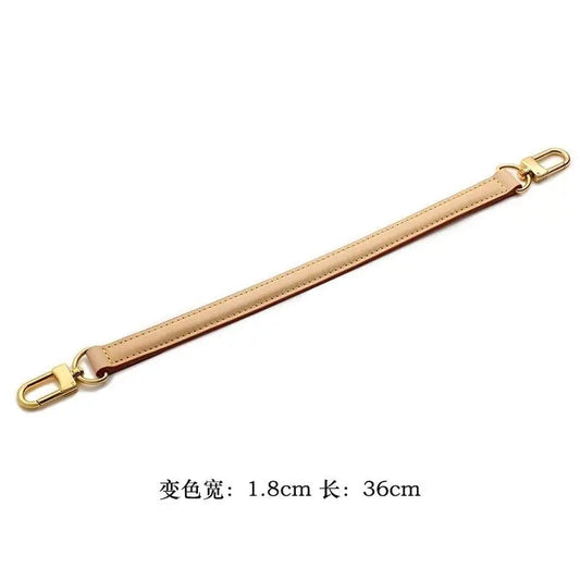 Premium Genuine Leather Short Strap – Elegant Handbag & Phone Case Connector